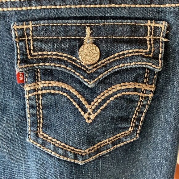 Levi's Girls Taylor Bootcut Jean Size 12R - Picture 7 of 14